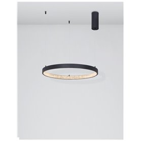 Lampara Led colgante suspension NOVA LUCE PRESTON NL-9865160 Negro D60