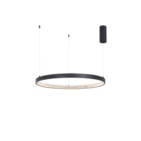 Lampara Led colgante suspension NOVA LUCE PRESTON NL-9865180 Negro D80