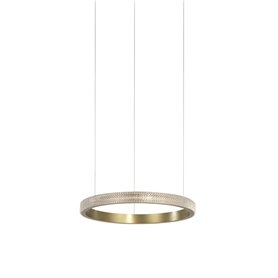 Lampara Led colgante suspension NOVA LUCE ORLANDO NL-86016803 Laton D65