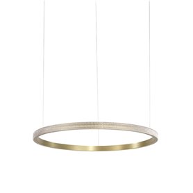Lampara Led colgante suspension NOVA LUCE ORLANDO NL-86016802 Laton D85