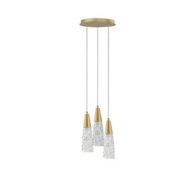 Lampara colgante suspension NOVA LUCE KOVAC NL-9160193 Oro