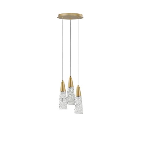 Lampara colgante suspension NOVA LUCE KOVAC NL-9160193 Oro