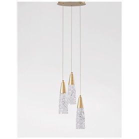 Lampara colgante suspension NOVA LUCE KOVAC NL-9160193 Oro