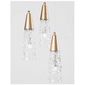 Lampara colgante suspension NOVA LUCE KOVAC NL-9160193 Oro