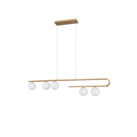 Lampara colgante suspension NOVA LUCE CANTONA NL-9960616 Laton
