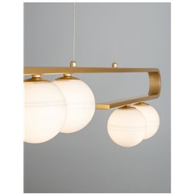 Lampara colgante suspension NOVA LUCE CANTONA NL-9960616 Laton