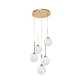 Lampara colgante suspension NOVA LUCE CANTONA NL-9960614 Laton