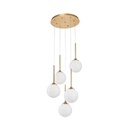 Lampara colgante suspension NOVA LUCE CANTONA NL-9960614 Laton