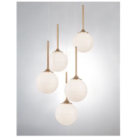 Lampara colgante suspension NOVA LUCE CANTONA NL-9960614 Laton