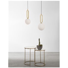 Luminaria colgante suspension NOVA LUCE GRUS NL-9191201 Laton
