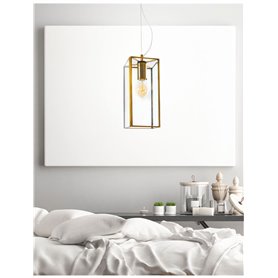 Luminaria colgante suspension NOVA LUCE FLAVIO NL-7152603 Laton
