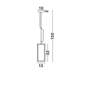 Luminaria colgante suspension NOVA LUCE FLAVIO NL-7152603 Laton