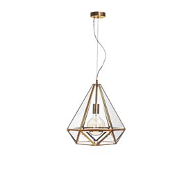 Luminaria colgante suspension NOVA LUCE FLAVIO NL-7142801 Laton