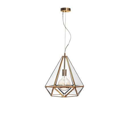 Luminaria colgante suspension NOVA LUCE FLAVIO NL-7142801 Laton