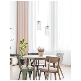Luminaria colgante suspension NOVA LUCE LAVAL NL-838190 Cromo