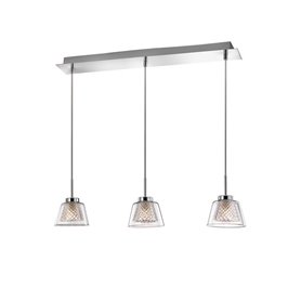 Luminaria colgante suspension NOVA LUCE BOCCALE NL-1300301303 Cromo
