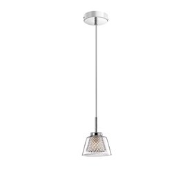 Luminaria colgante suspension NOVA LUCE BOCCALE NL-1300301301 Cromo