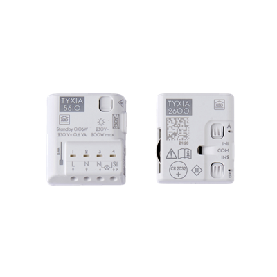 Pack conmutador inalambrico con neutro Delta dore Tyxia 501 6351407