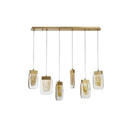 Luminaria Led colgante suspension NOVA LUCE GRANI NL-9160286 Oro
