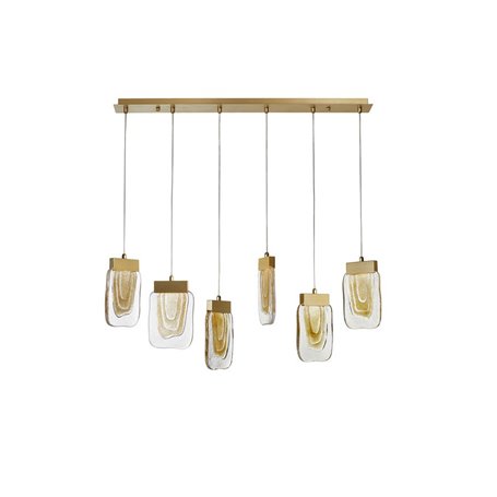 Luminaria Led colgante suspension NOVA LUCE GRANI NL-9160286 Oro
