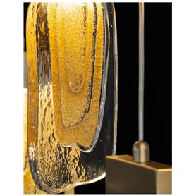 Luminaria Led colgante suspension NOVA LUCE GRANI NL-9160286 Oro