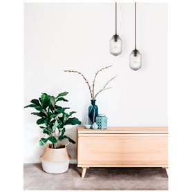 Luminaria colgante suspension NOVA LUCE NORD NL-838184 Negro