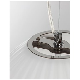 Luminaria colgante suspension NOVA LUCE HECTOR NL-9190033 Cromo-Blanco