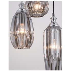 Luminaria colgante suspension NOVA LUCE ZARLEY NL-9066031 Cromo