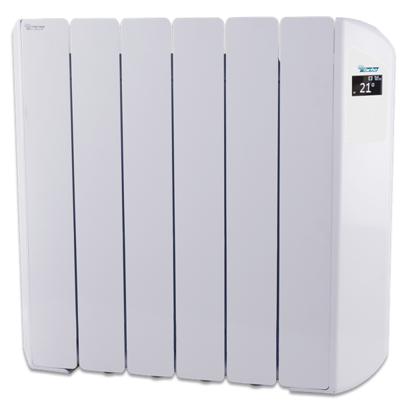 Radiador eléctrico FARHO VICW06 serie VICTORIA WIFI blanco 6 modulos 1000W