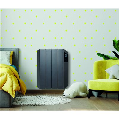 Radiador eléctrico FARHO VICNWPN06 serie VICTORIA WIFI antracita 6 modulos 1000W