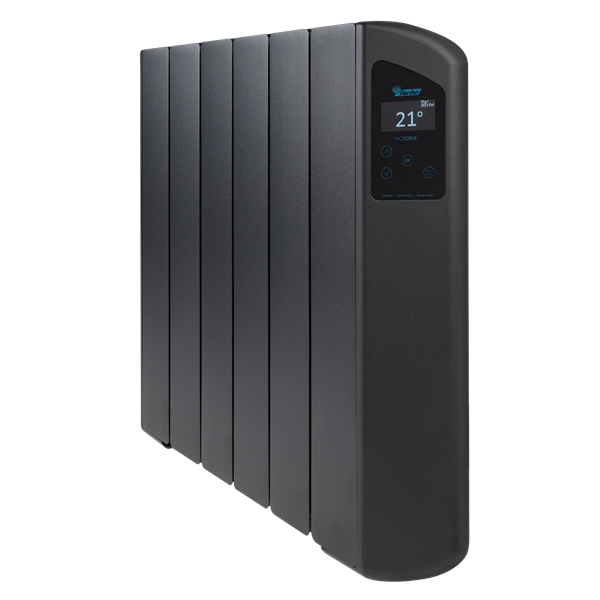 Radiador eléctrico FARHO VICNWPN06 serie VICTORIA WIFI antracita 6 modulos 1000W