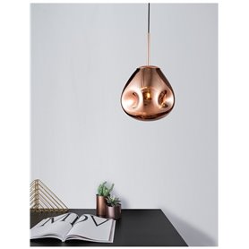 Luminaria colgante suspension NOVA LUCE LAVA NL-9190401 Cobre