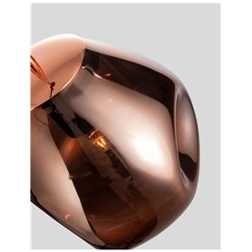 Luminaria colgante suspension NOVA LUCE LAVA NL-9190401 Cobre