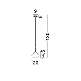 Luminaria colgante suspension NOVA LUCE CIOTO NL-5704802 Oro rosa