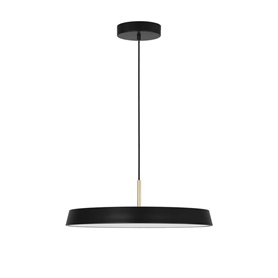 Lampara Led colgante suspension NOVA LUCE VETRO NL-910622 Negro