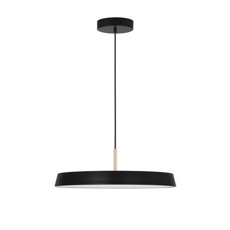 Lampara Led colgante suspension NOVA LUCE VETRO NL-910622 Negro