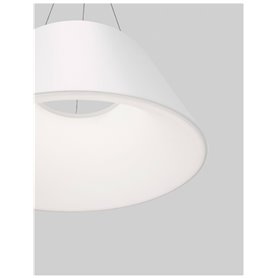 Lampara Led colgante suspension NOVA LUCE VOLCANO NL-9077882 Blanco
