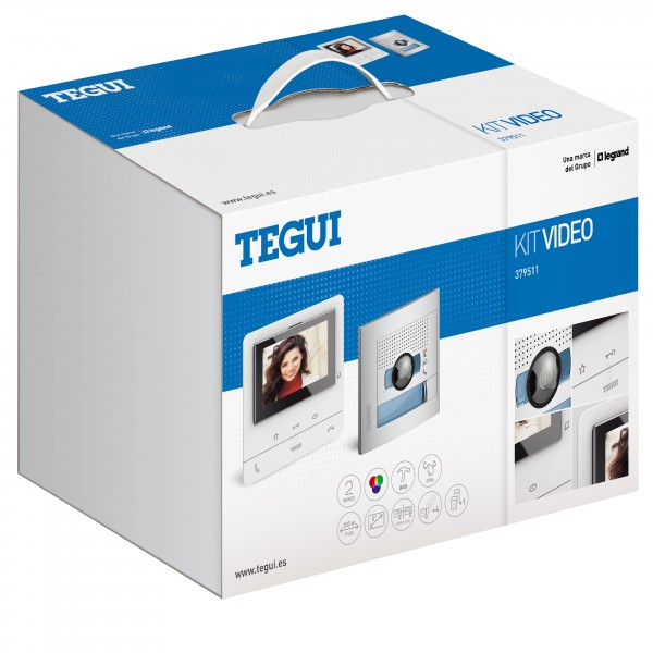 Kit Videoportero 2 hilos Tegui Sfera New HQ 379511