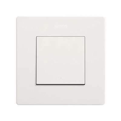 Kit Monoblock pulsador 10A IP44 20000952-190  SIMON 270 Blanco mate