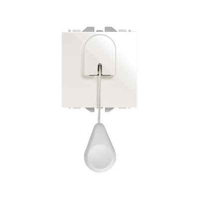 Pulsador de tirador ancho 20000153-190 SIMON 270 Blanco mate