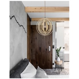 Luminaria colgante suspension NOVA LUCE ASCO NL-9138062 Madera