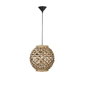 Luminaria colgante suspension NOVA LUCE GRIFFIN NL-9858720 Mimbre