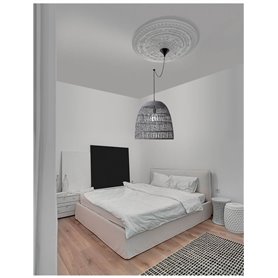 Luminaria colgante suspension NOVA LUCE DESTIN NL-9586671 Ratan gris