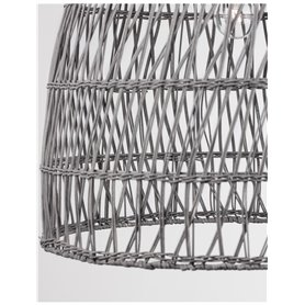 Luminaria colgante suspension NOVA LUCE DESTIN NL-9586671 Ratan gris