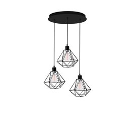 Luminaria colgante suspension NOVA LUCE PIETRA NL-673603 Metal negro