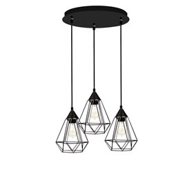 Luminaria colgante suspension NOVA LUCE PAOLO NL-7605189 Metal negro
