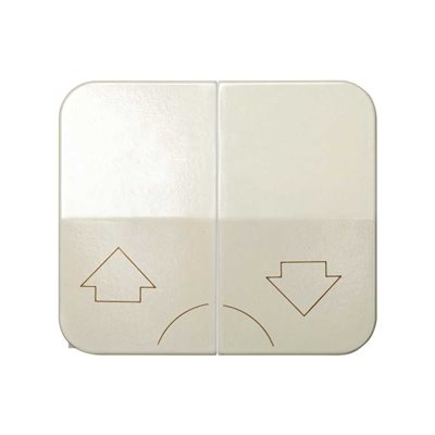 Tecla doble persianas con enclavamiento SIMON 75028-31 Simon 75 marfil
