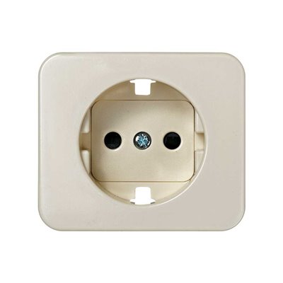 Tapa enchufe schucko 2P con seguridad SIMON 75041-61 Simon 75 marfil