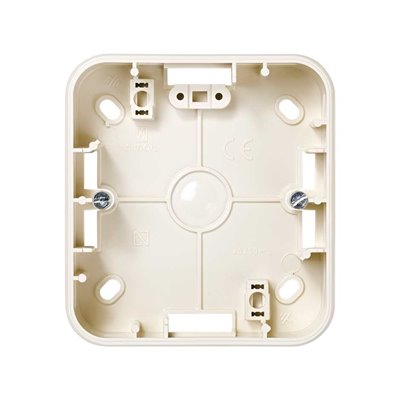 Caja superficie baja para 1 elemento SIMON 75750-31 Simon 75 marfil
