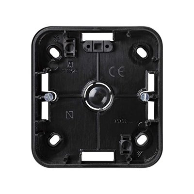 Caja superficie baja para 1 elemento SIMON 75750-32 Simon 75 negro